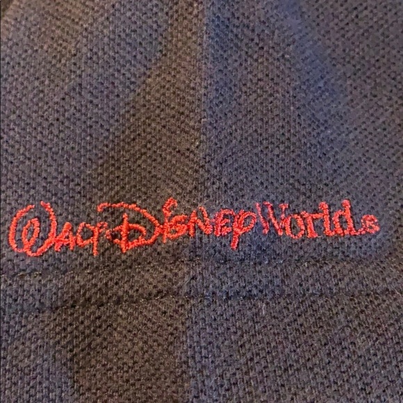 Kid’s Walt Disney World Navy Blue Polo w/Stripe - Picture 3 of 5